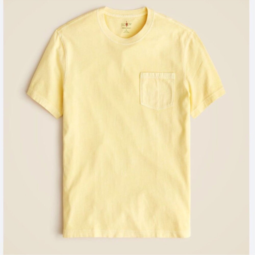 J.Crew Vintage-wash cotton pocket T-shirt
